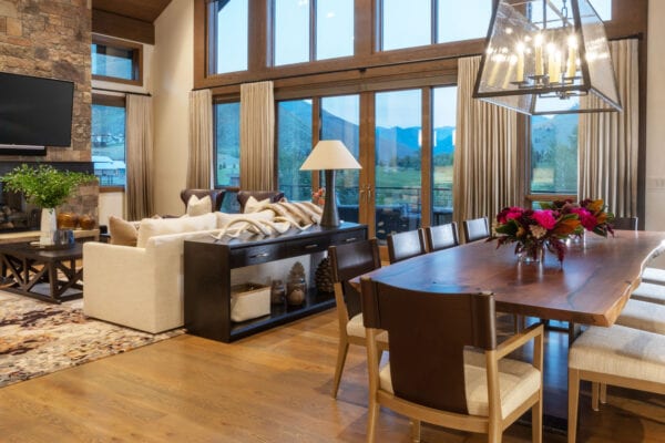 Living and dining area