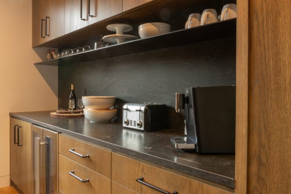 Kitchen shelf and appliances